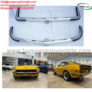 Datsun 240Z 260Z 280Z bumper (1969-1978) with rubber trims new
