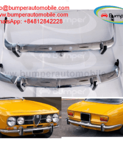 Alfa Romeo 1750 GTV Coupe serie 2, gtv 2000 and gt junior bumpers with an overriders (1970-1977) new